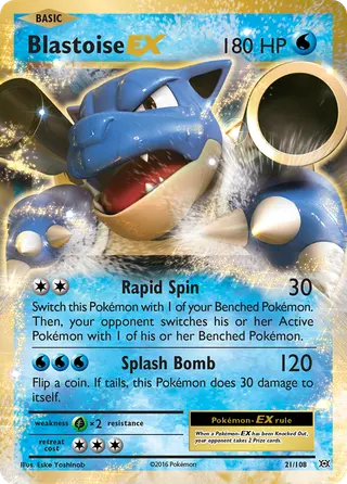 Carta Blastoise EX