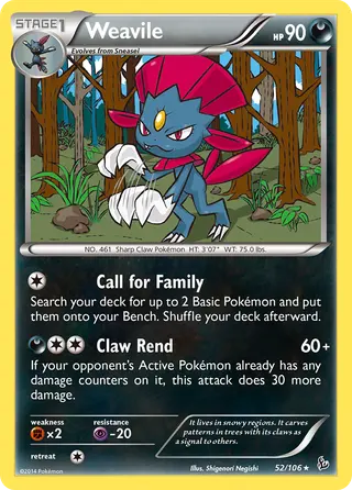 Carta Weavile