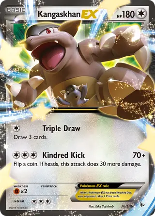 Carta Kangaskhan EX