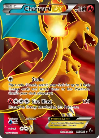 Carta Charizard EX