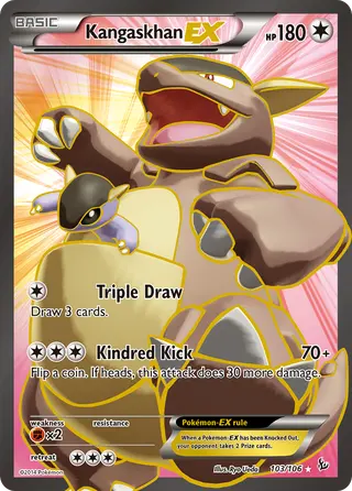 Carta Kangaskhan EX