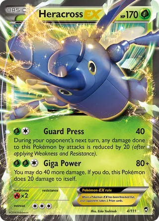 Carta Heracross EX