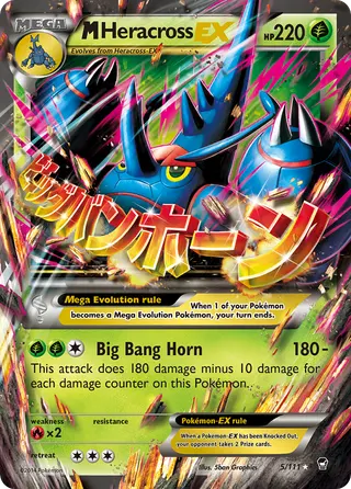 Carta M-Heracross EX