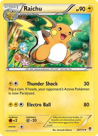 Carta Raichu