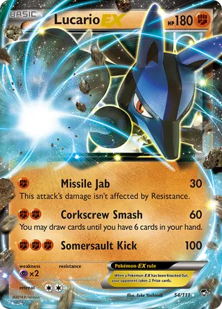 Carta Lucario EX