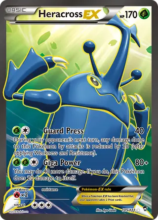 Carta Heracross EX