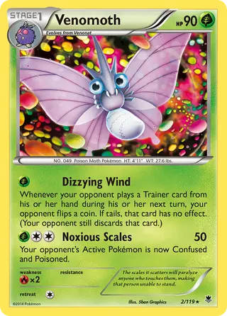 Carta Venomoth