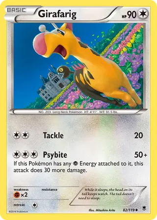 Carta Girafarig