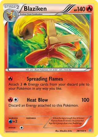 Carta Blaziken