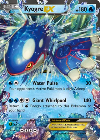 Carta Kyogre EX