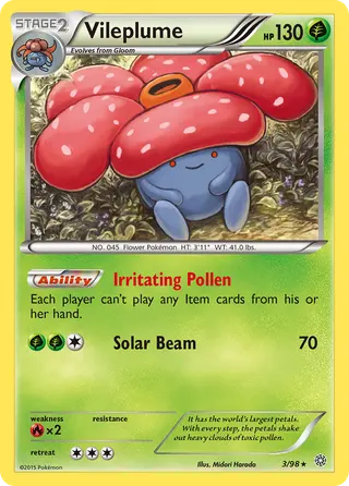 Carta Vileplume
