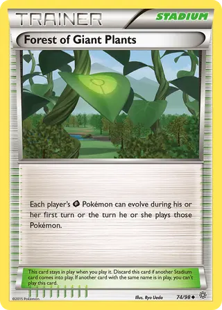 Carta Floresta das Plantas Gigantes