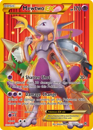 Carta Mewtwo EX