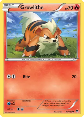 Carta Growlithe