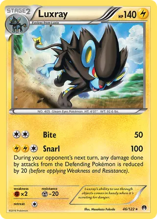 Carta Luxray