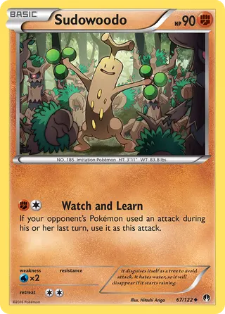 Carta Sudowoodo