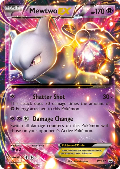 Carta Mewtwo EX
