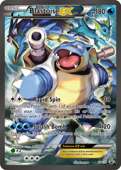 Carta Blastoise EX