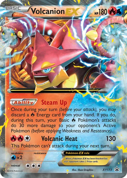 Carta Volcanion EX