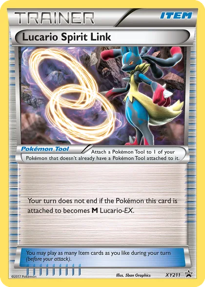 Carta Lucario Spirit Link
