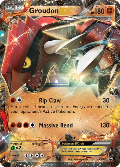 Carta Groudon EX