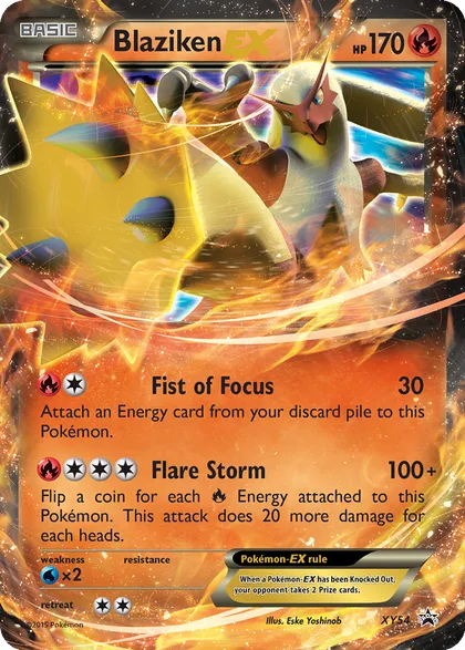 Carta Blaziken EX