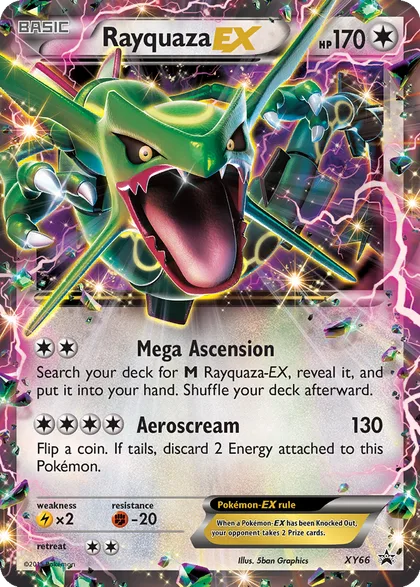 Carta Rayquaza EX