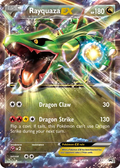 Carta Rayquaza EX