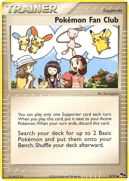 Carta Pokémon Fan Club