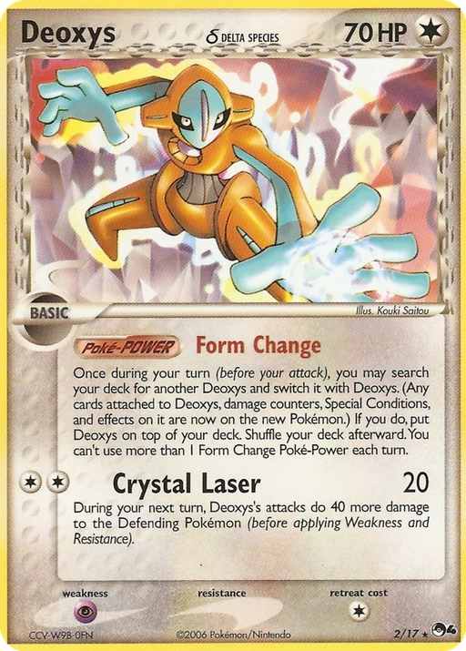 Carta Deoxys δ