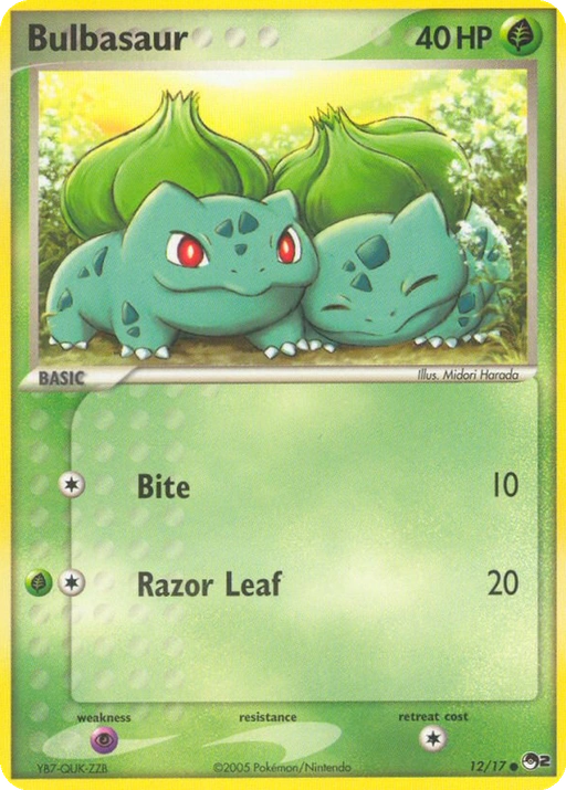 Carta Bulbasaur