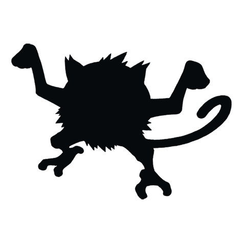 Silhueta de Mankey