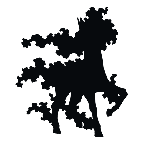 Silhueta de Rapidash