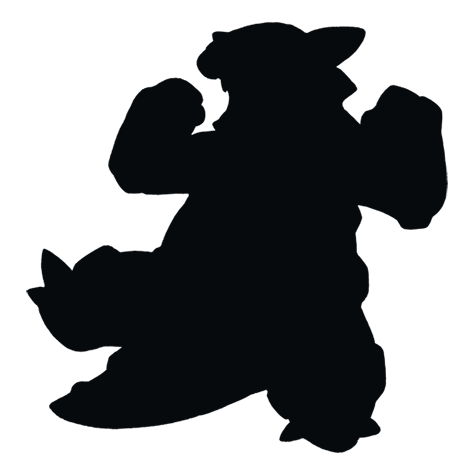 Silhueta de Kangaskhan