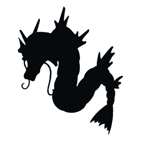Silhueta de Gyarados