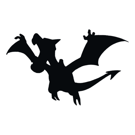 Silhueta de Aerodactyl