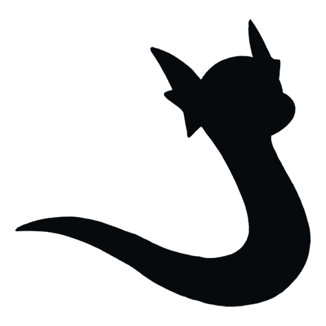 Silhueta de Dratini