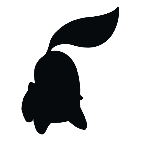 Silhueta de Chikorita