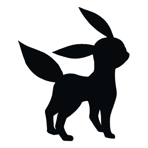 Silhueta de Umbreon