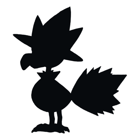 Silhueta de Murkrow