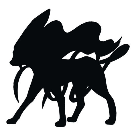 Silhueta de Suicune