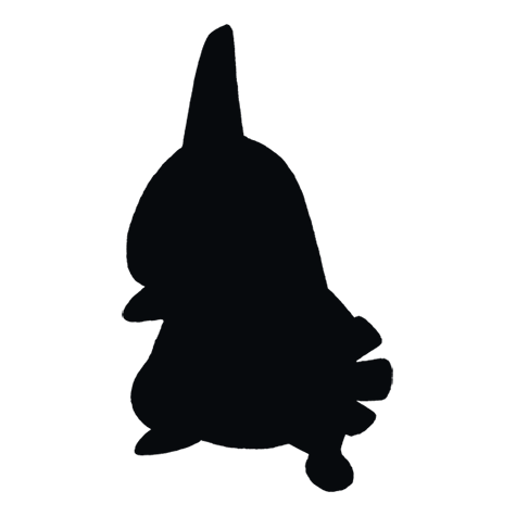 Silhueta de Larvitar
