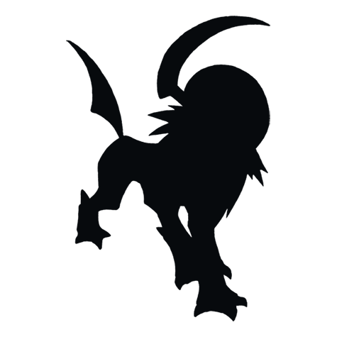 Silhueta de Absol