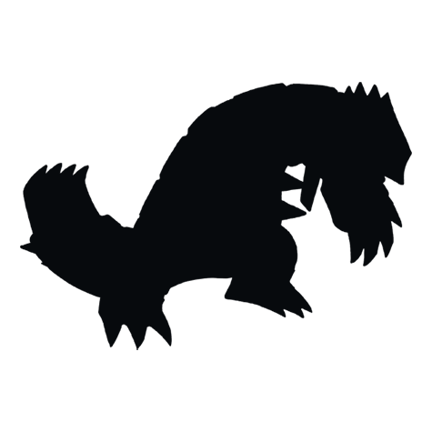 Silhueta de Groudon