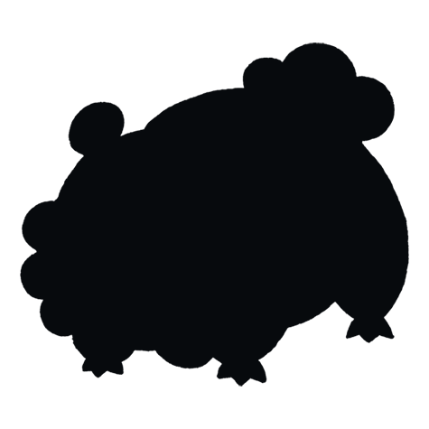 Silhueta de Bidoof