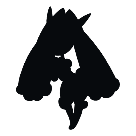 Silhueta de Lopunny
