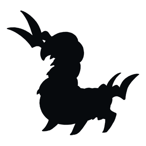 Silhueta de Scolipede