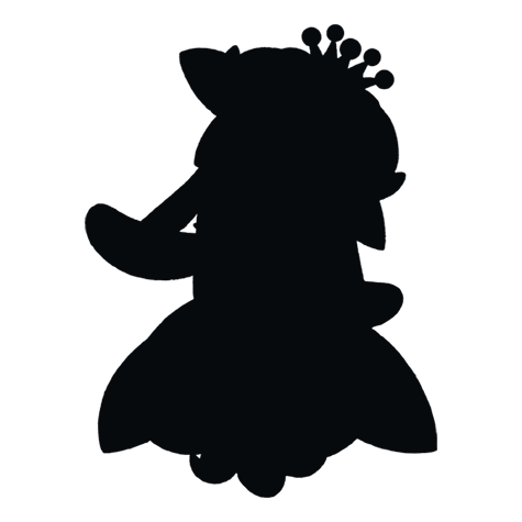 Silhueta de Lilligant