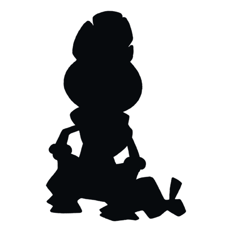 Silhueta de Scrafty
