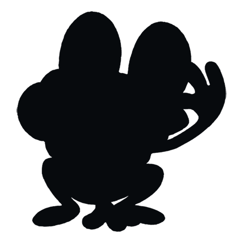 Silhueta de Froakie
